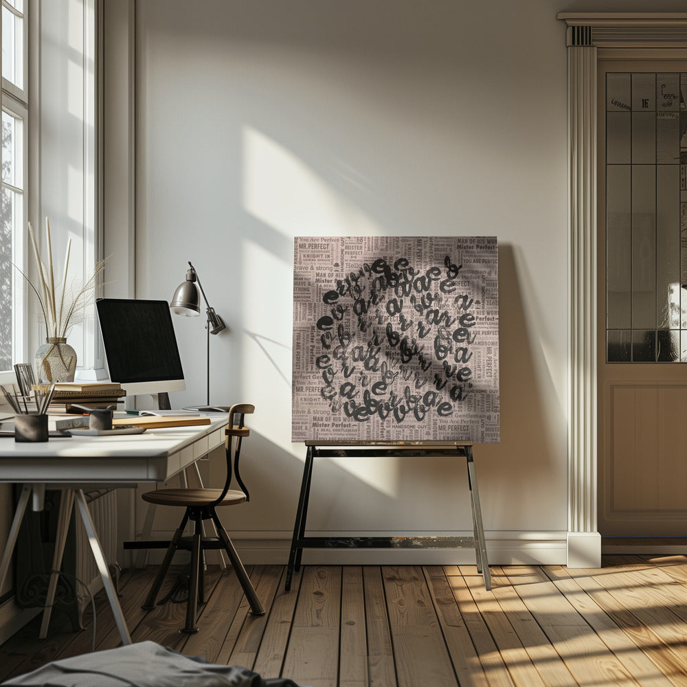 letter art 14 | Canvas