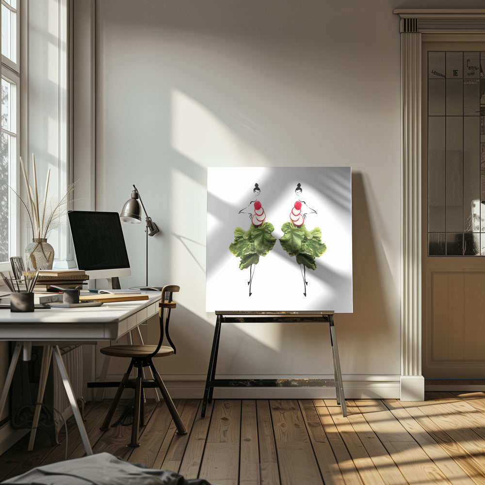 Radieschen-Duo | Leinwand