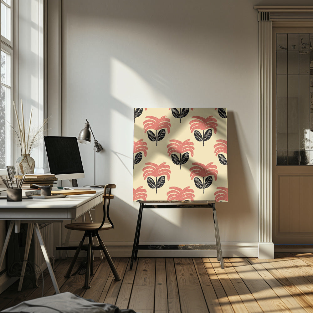 Blumenmuster | Leinwand