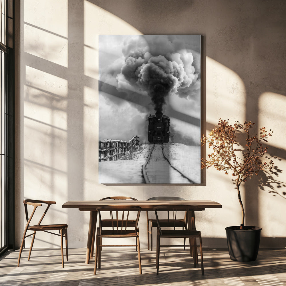 Old train | Canvas