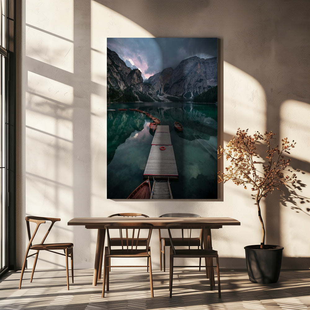 Pragser Spiegelungen | Leinwand