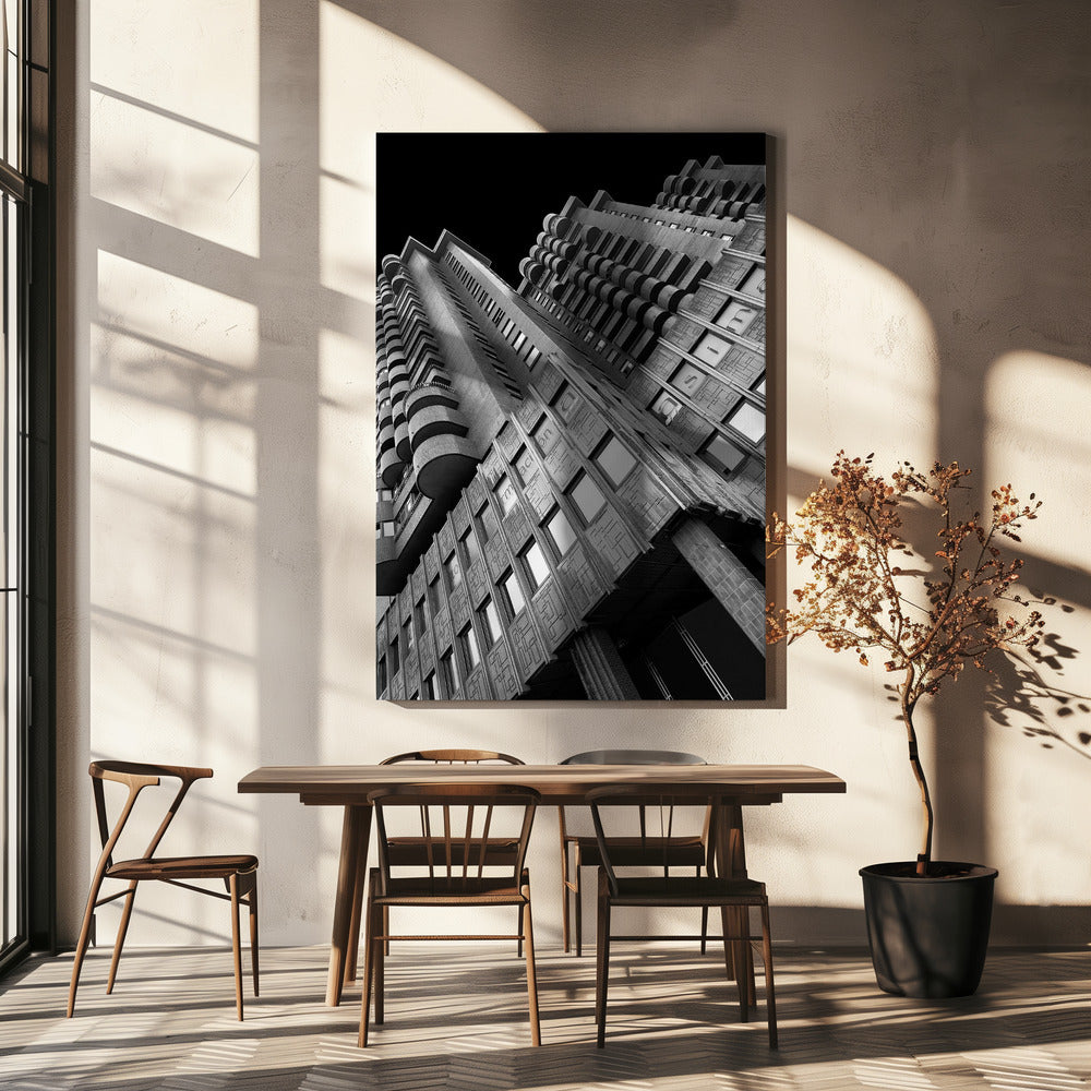 Plaza-Gebäude | Leinwand