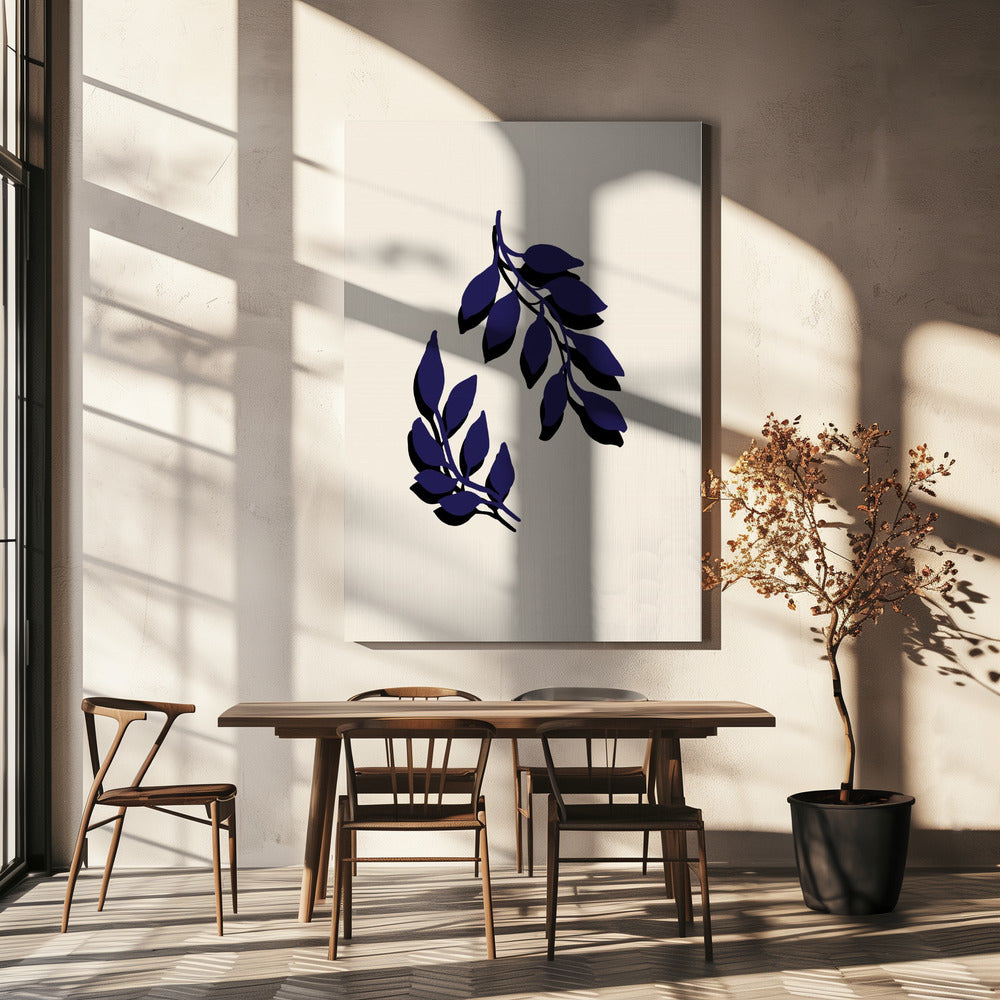 Blue Twigs | Canvas