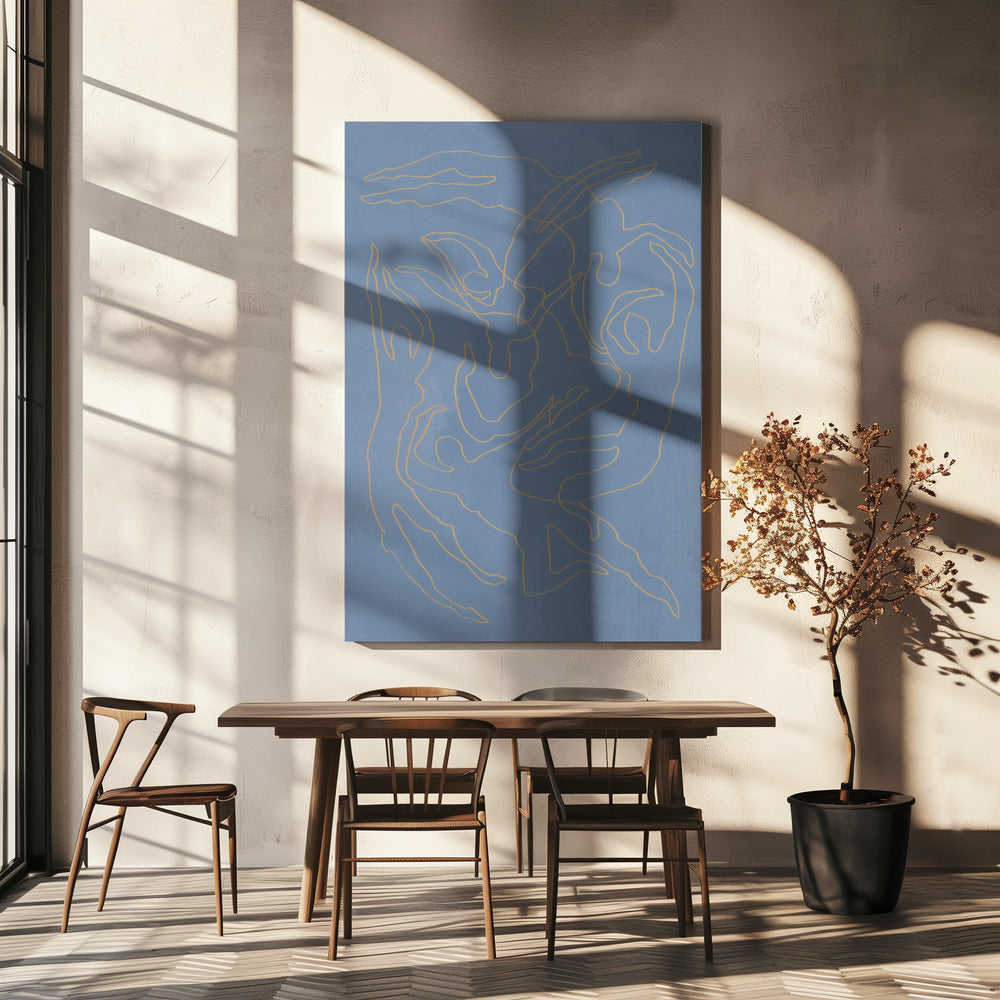 Blue Swimmers | Canvas