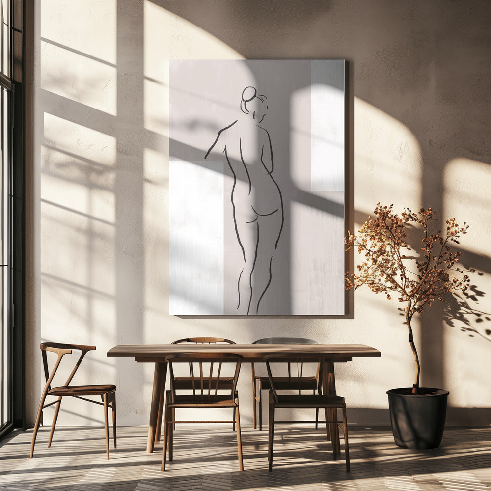Frau im Atelier | Leinwand