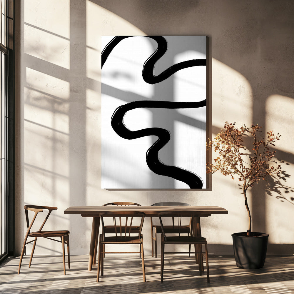 Road Black | Canvas