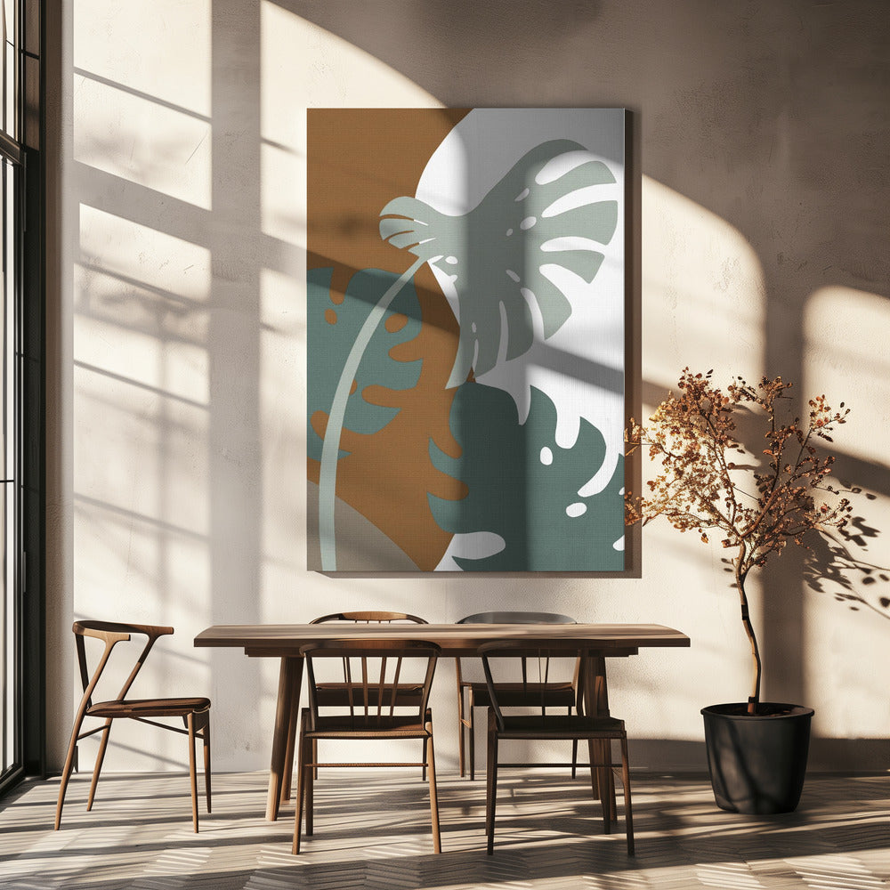 Monstera Cut Out 03 | Leinwand
