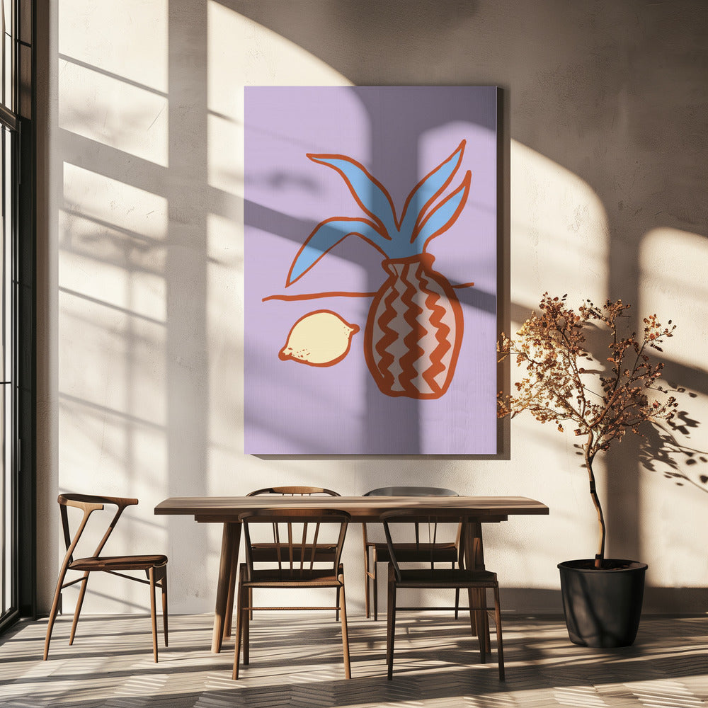 Lilac Lemon | Canvas
