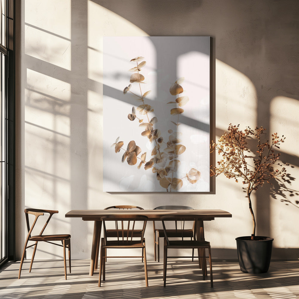 Eukalyptus Creative Gold 03 | Leinwand