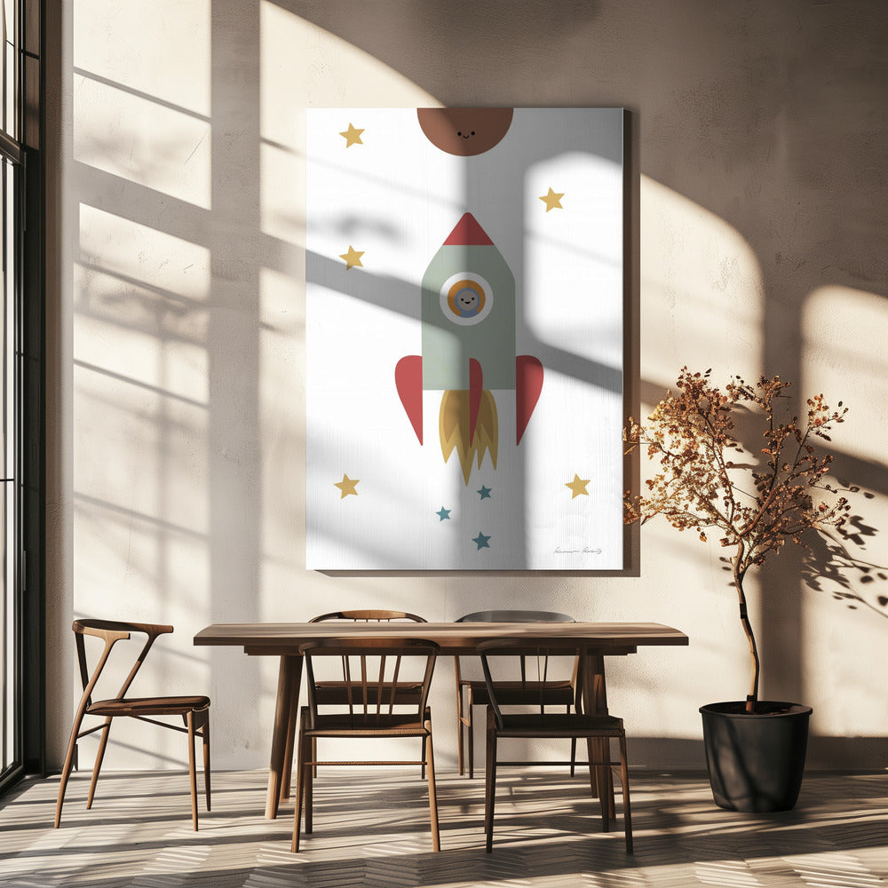 Solarrakete | Leinwand
