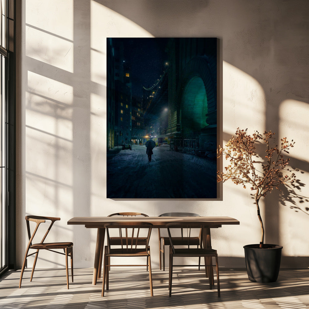 Unter der Brücke | Leinwand