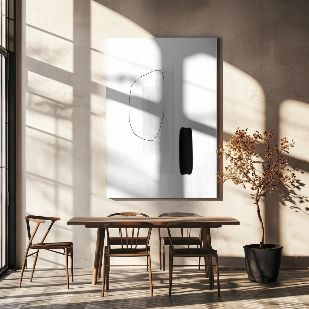 Monochrome Elemente | Leinwand