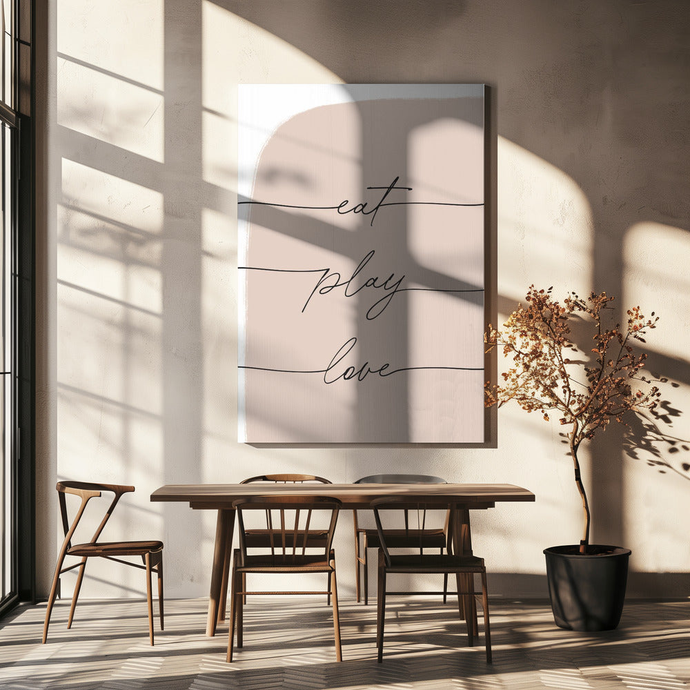 Eat Play Love | Canvas
