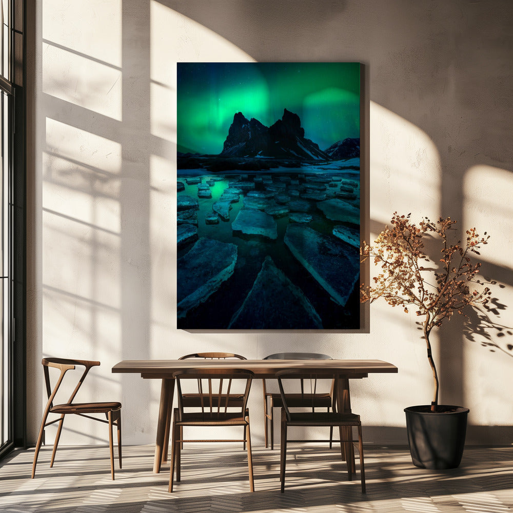 Eisiges Eystrahorn | Leinwand