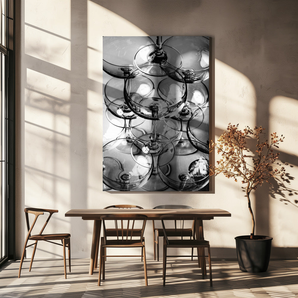 Champagnerturm_8 | Leinwand