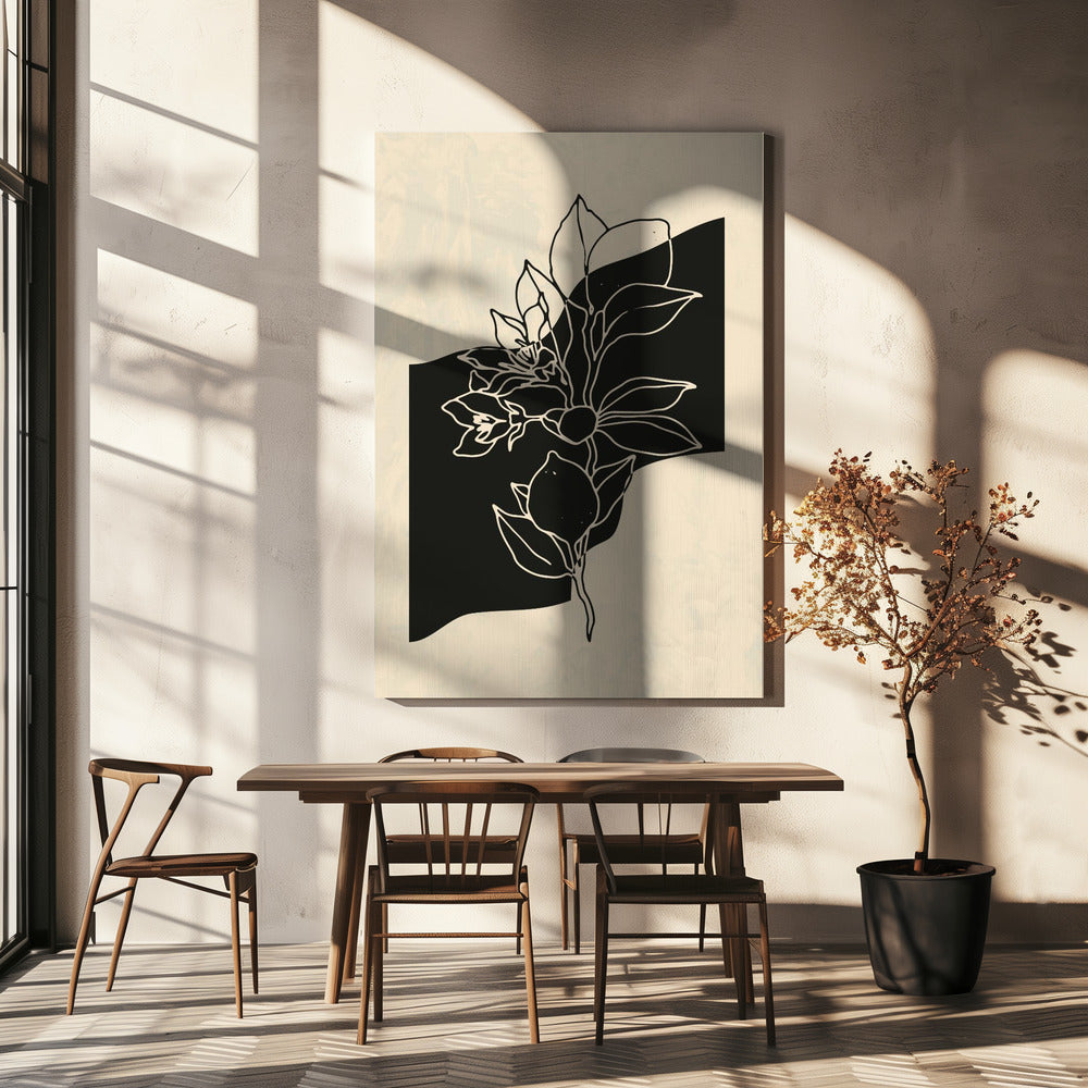 Abstrakte Blume 4 | Leinwand