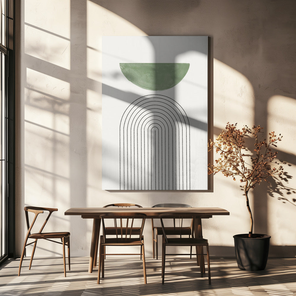 Curved Harmony | Canvas