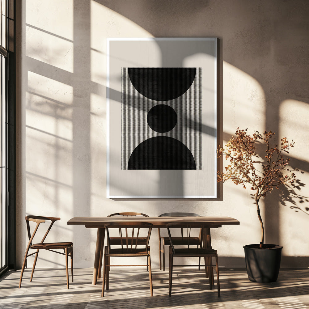 Geometrische Echos | Leinwand