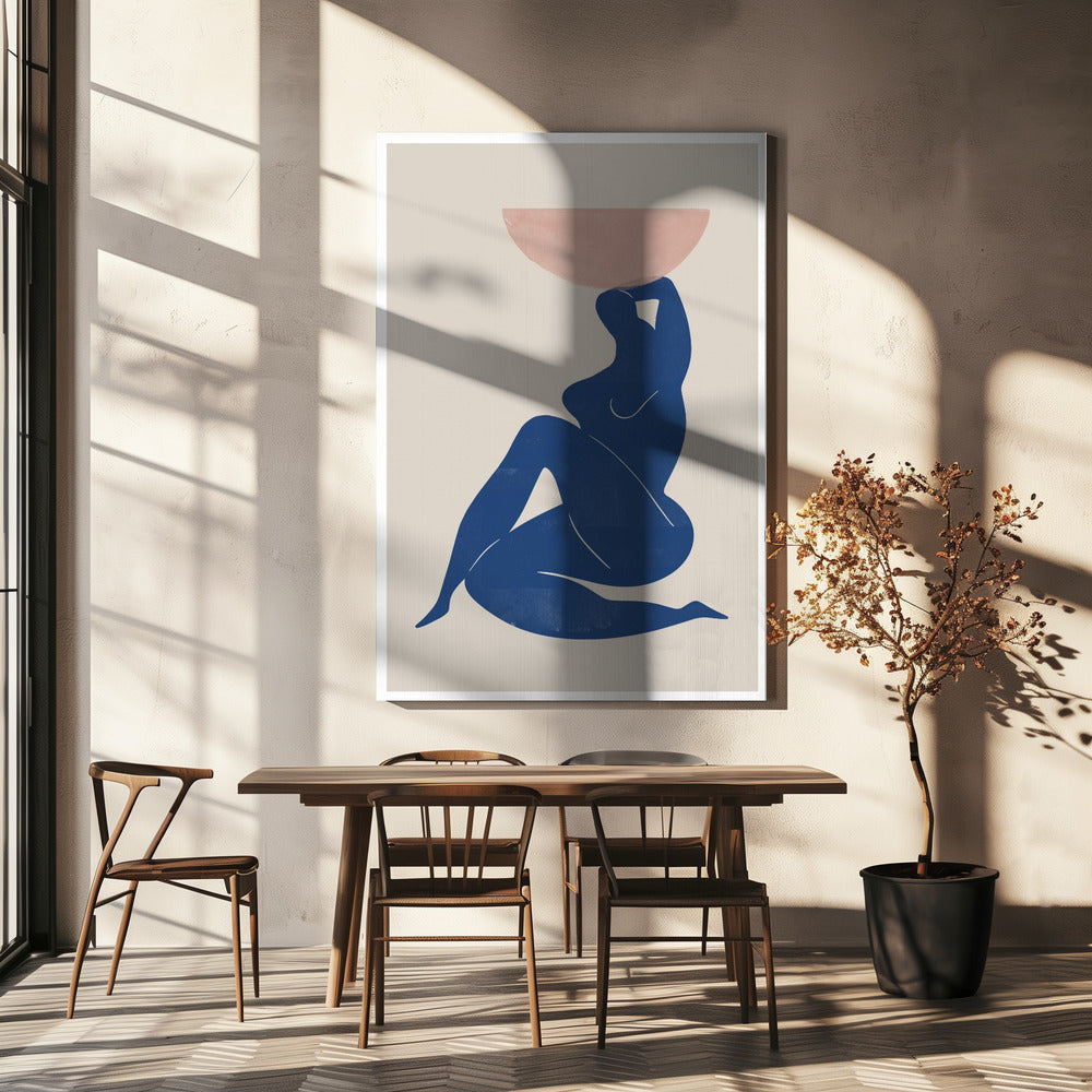 Harmonie in Blau | Leinwand