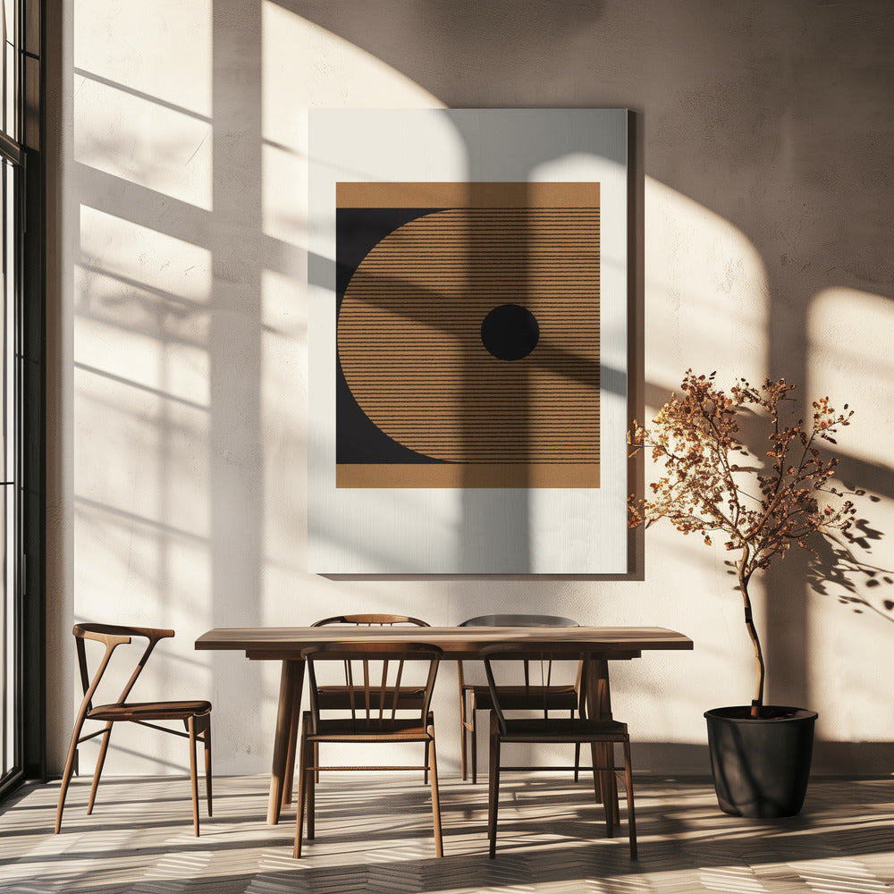 Geometrische Finsternis | Leinwand