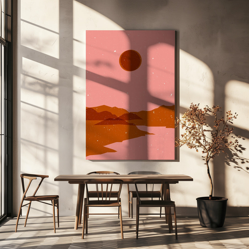 Mondlandschaft | Leinwand