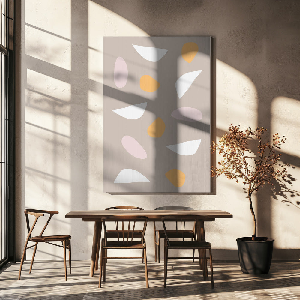 Minimalist Pastel Shapes | Canvas
