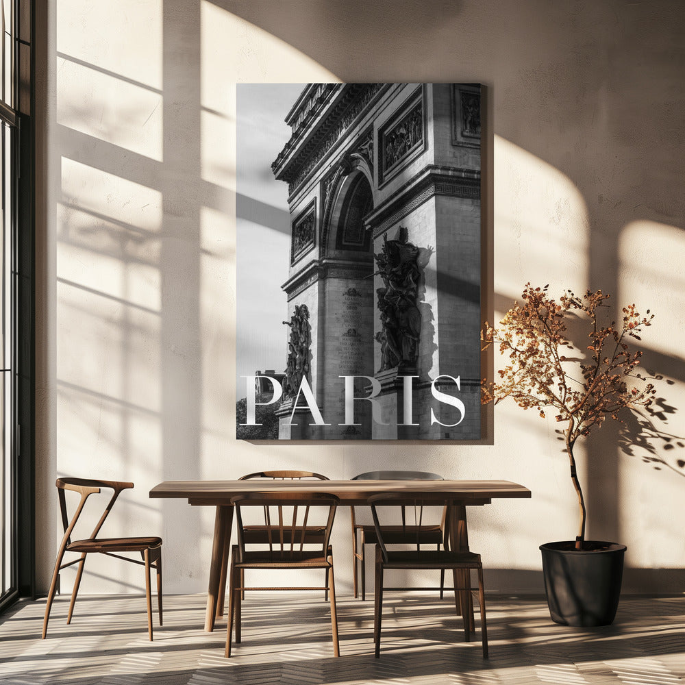 Paris Text 6 | Leinwand