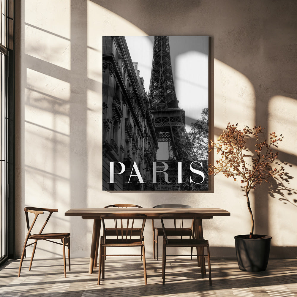 Paris Text 1 | Leinwand