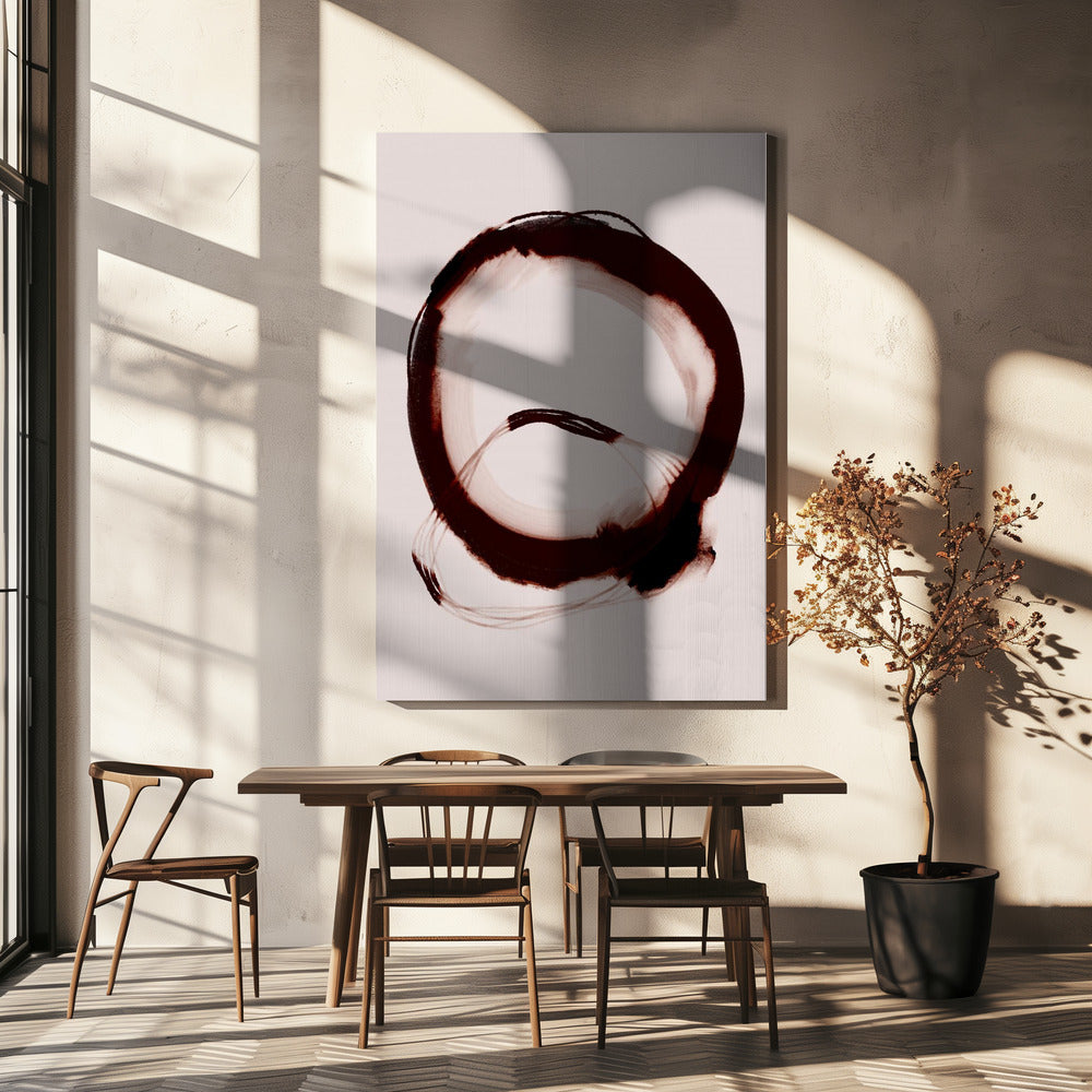 Purpurner Kreis | Leinwand