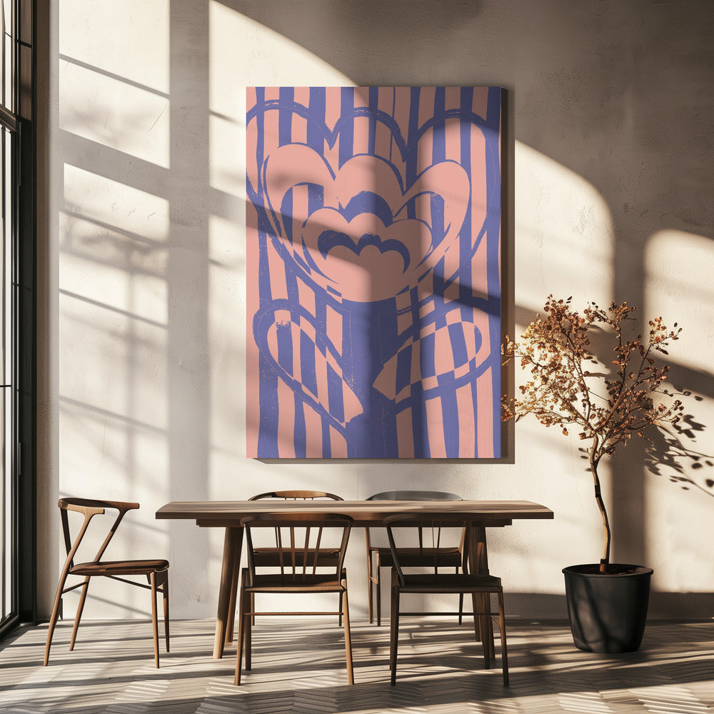 Retro Blossom Burst | Canvas
