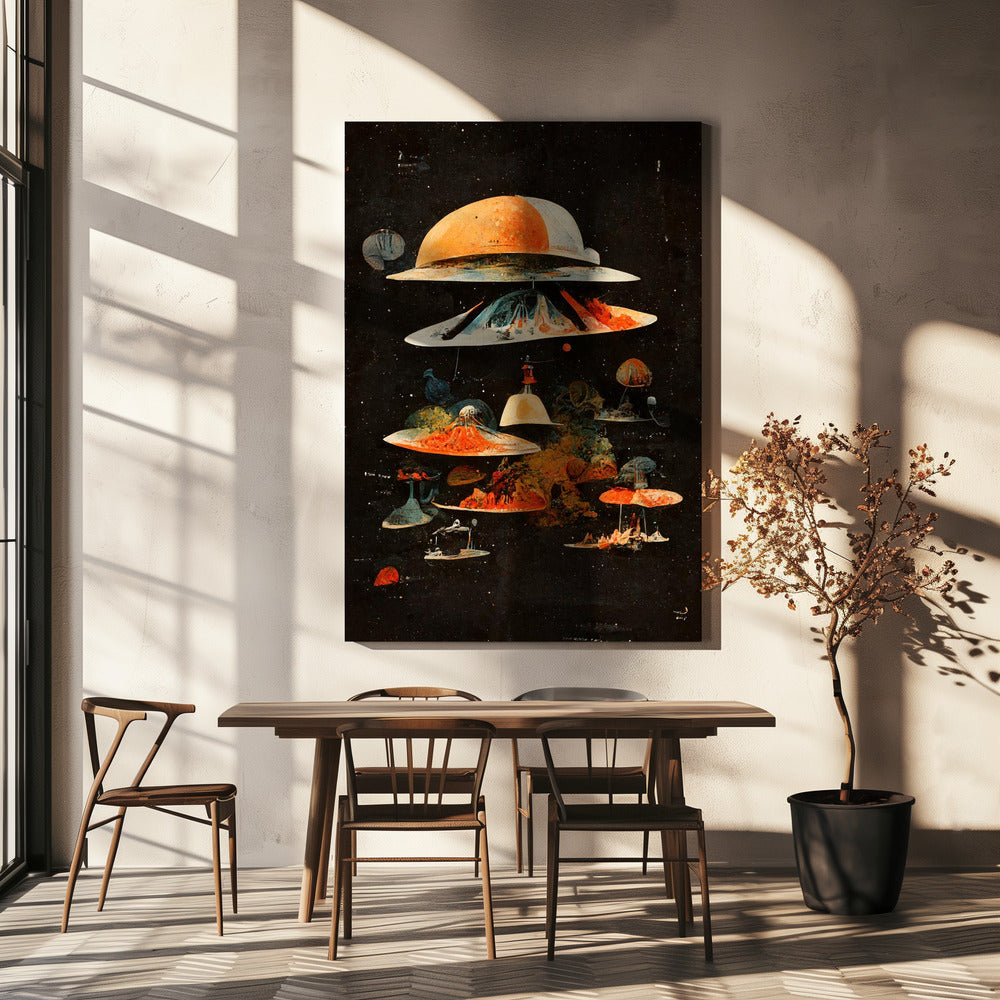 Celestial Layers | Canvas
