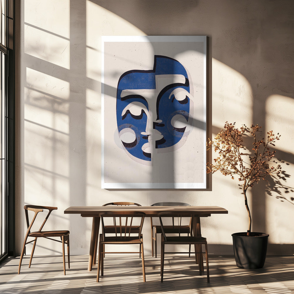 Fragmentierte Gesichter | Leinwand