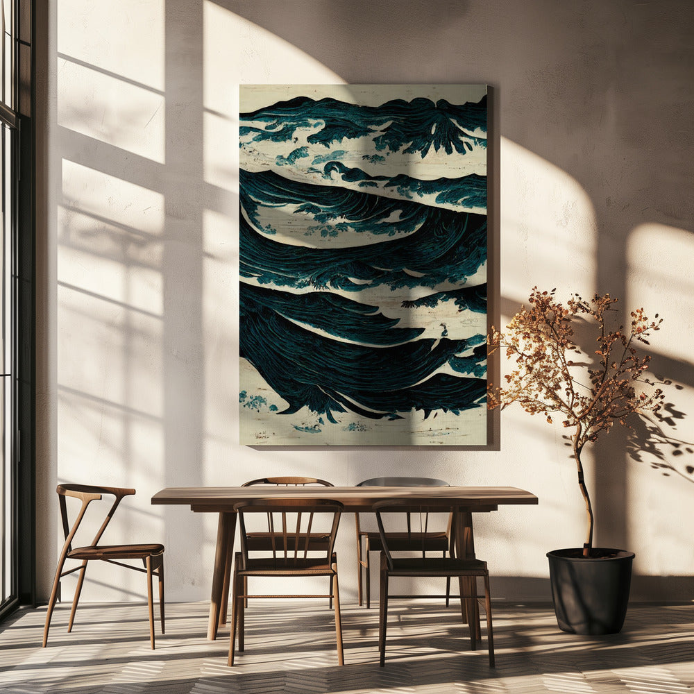 Turbulente Wellen | Leinwand