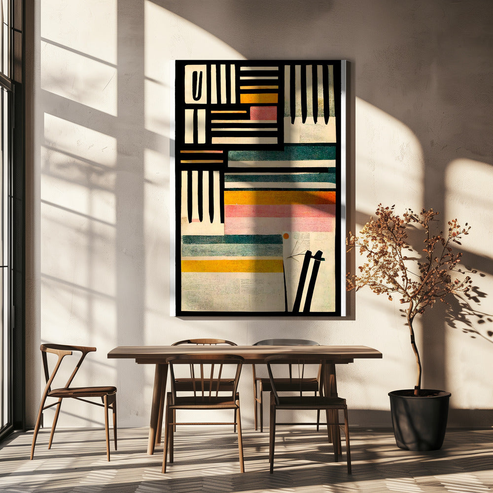 Geometrische Rhythmen | Leinwand