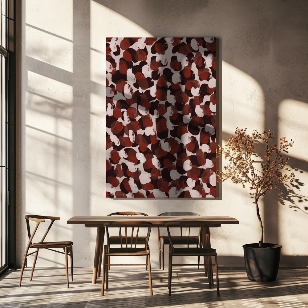 Crimson Whirl | Canvas