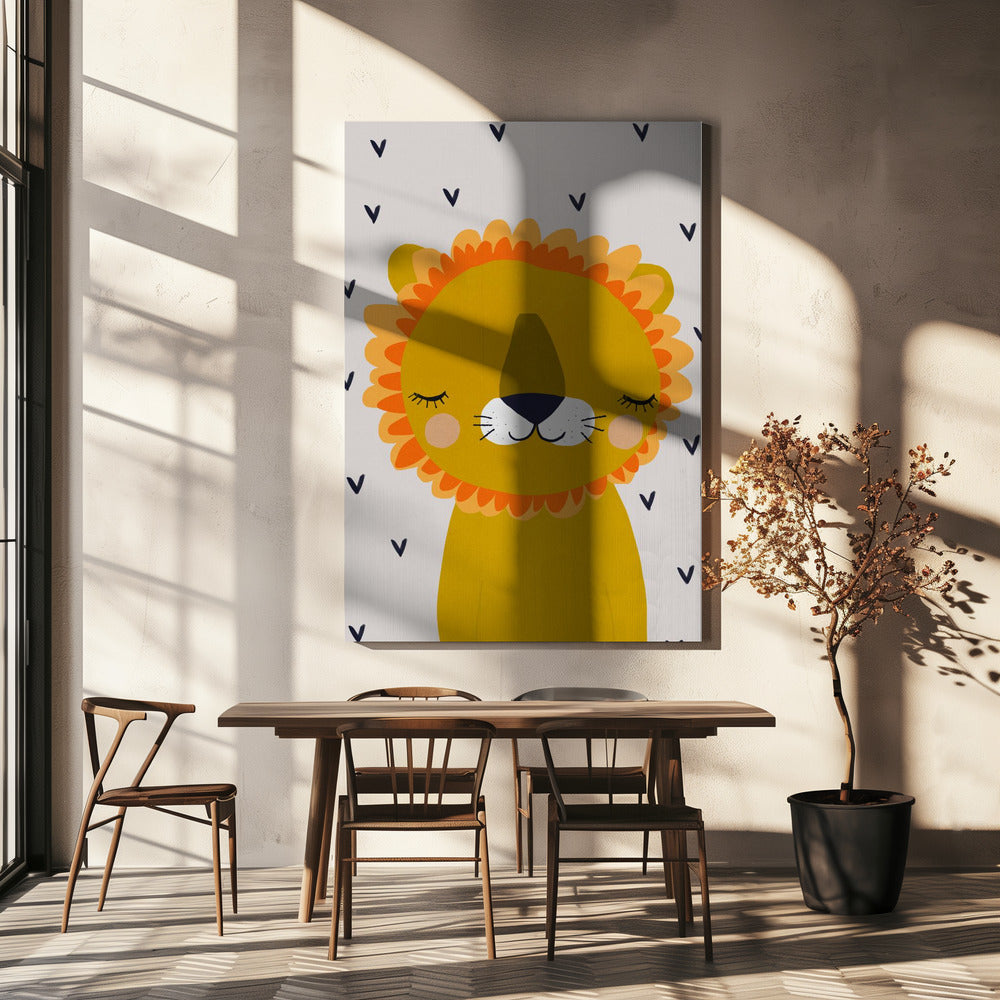 Dreamy Lion | Canvas