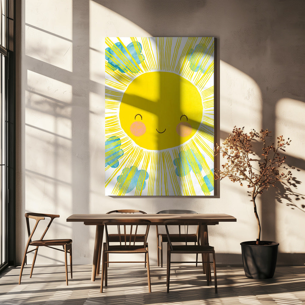Sunny Smile Bliss | Canvas