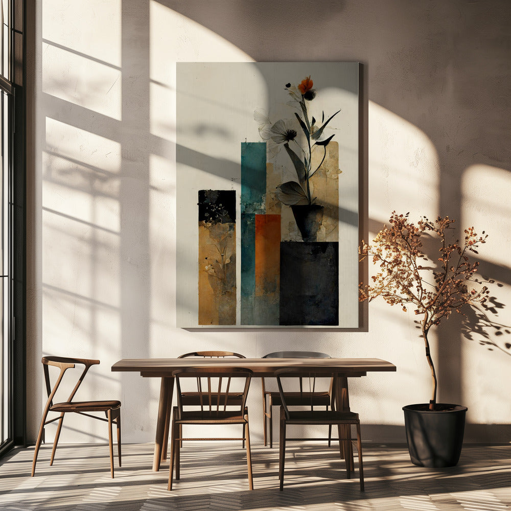 Abstrakte Blüten | Leinwand