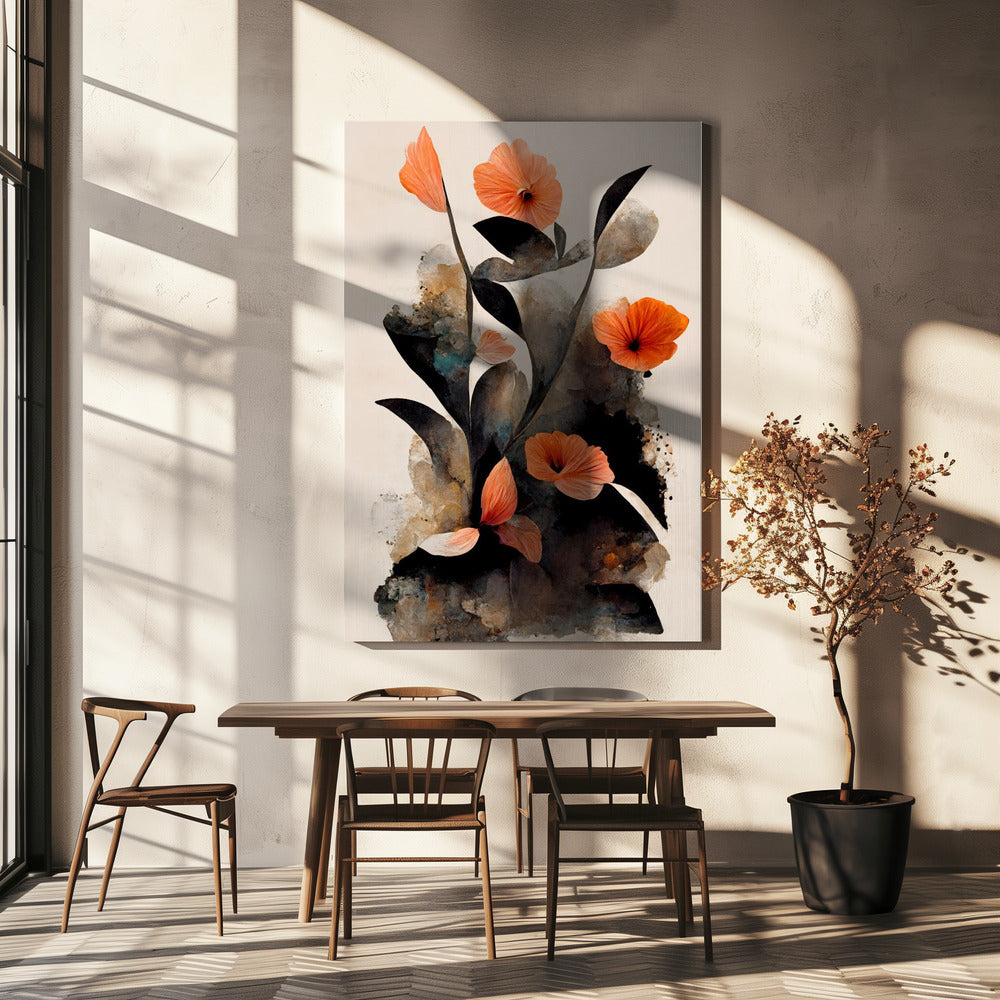 Korallenblumen | Leinwand