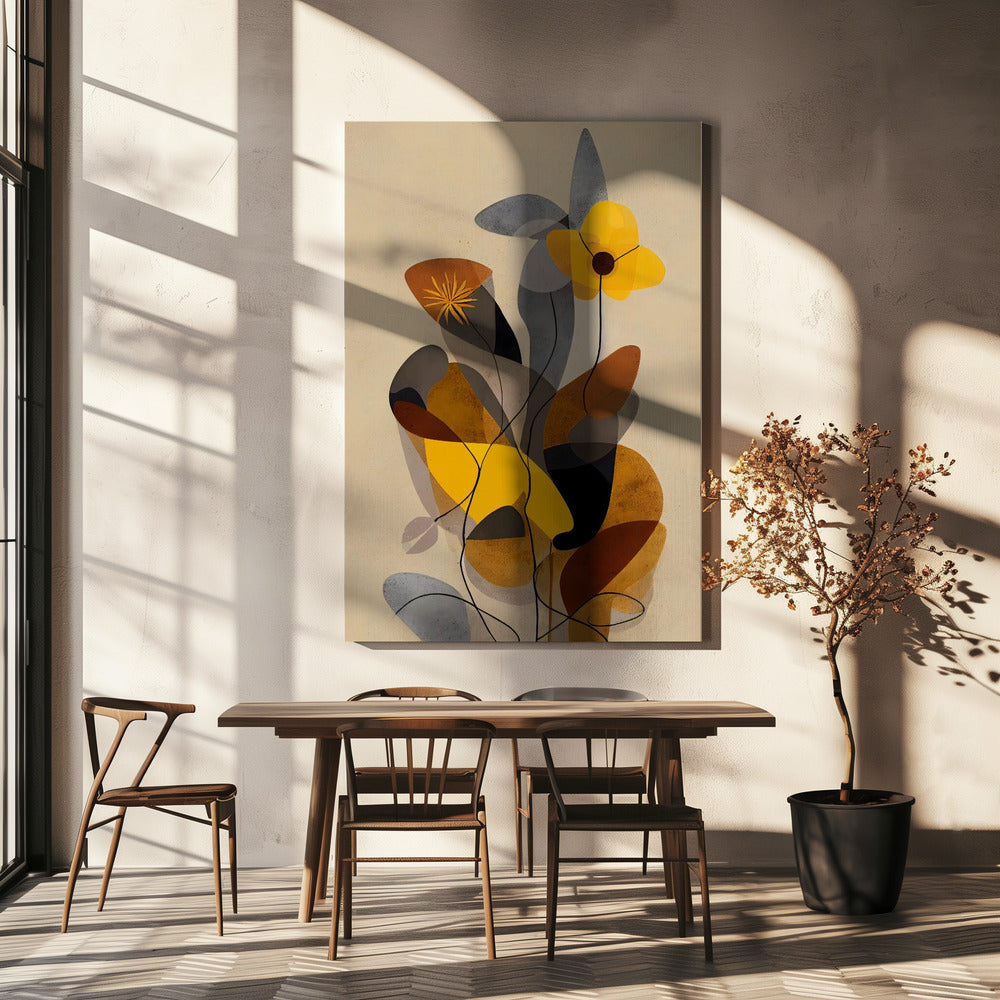 Florale Geometrie | Leinwand