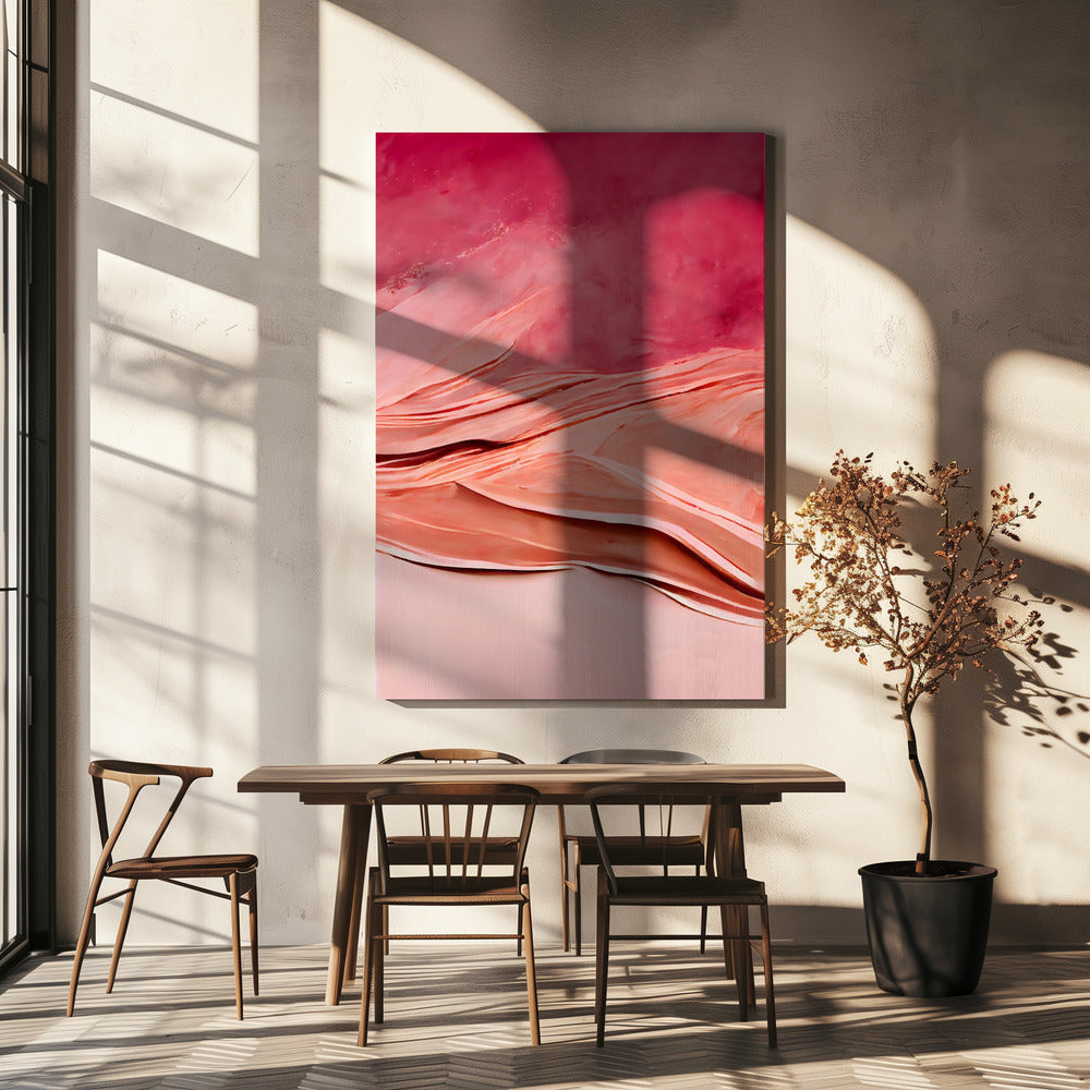 Crimson Dunes | Canvas