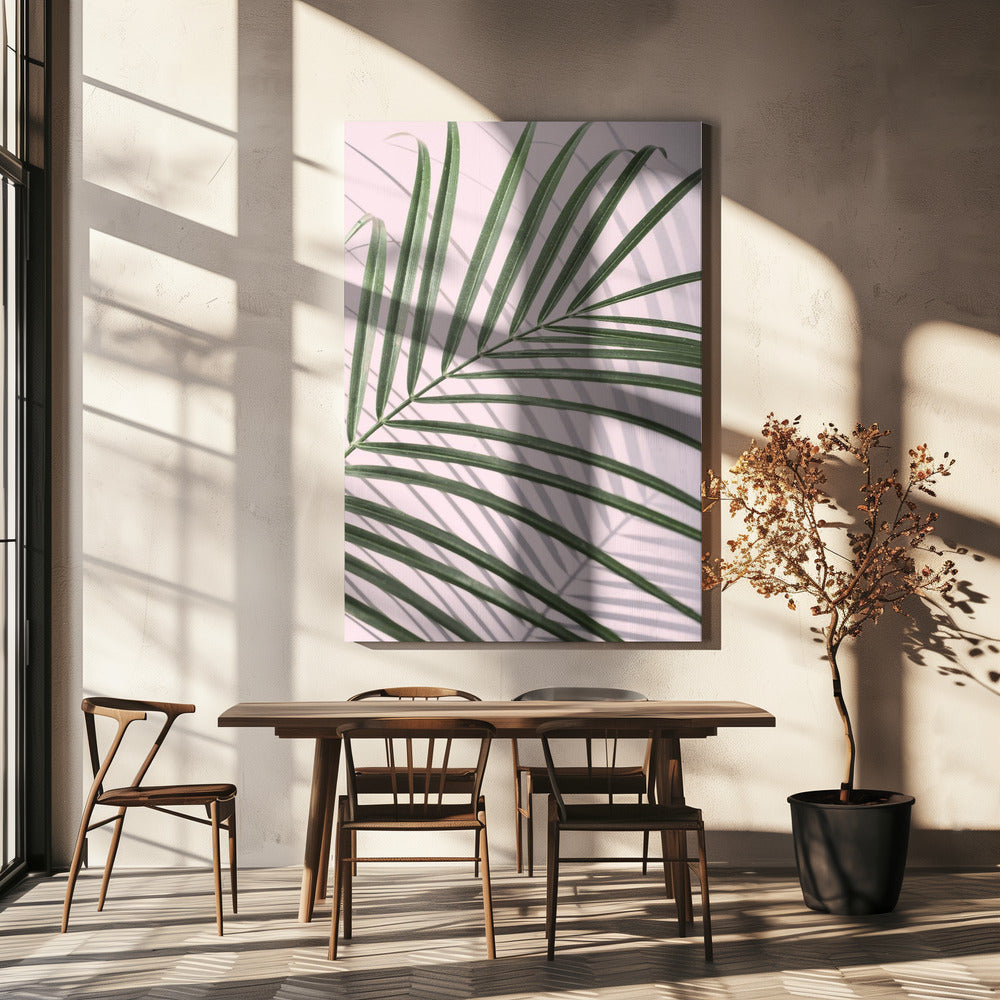 Palmblattschatten | Leinwand