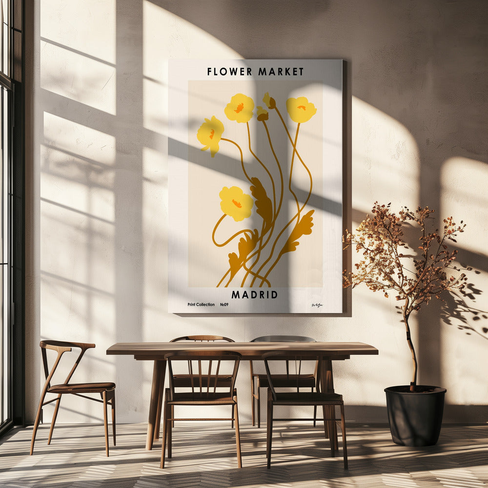 Flower Market. Madrid | Canvas