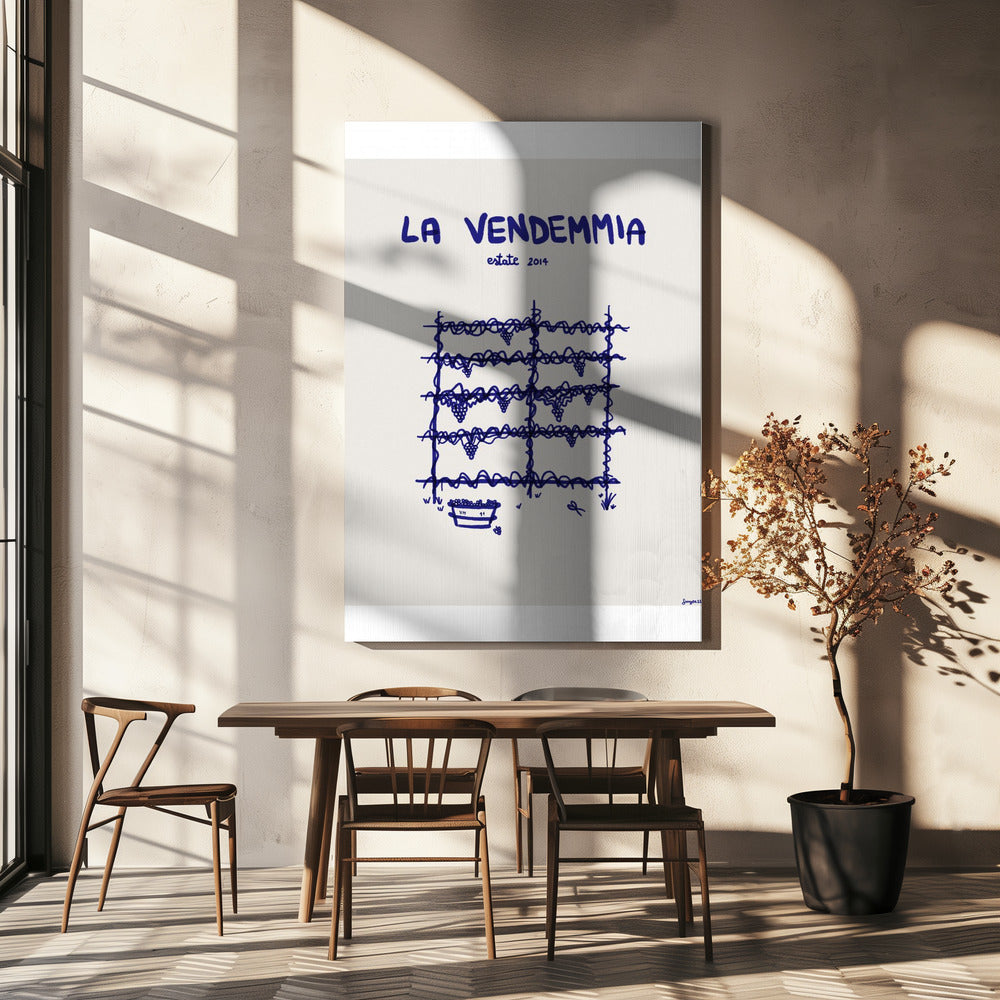 La vendemmia | Leinwand