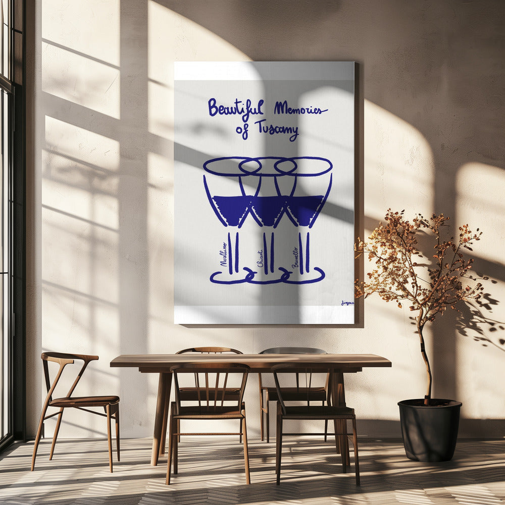 Il vino | Leinwand