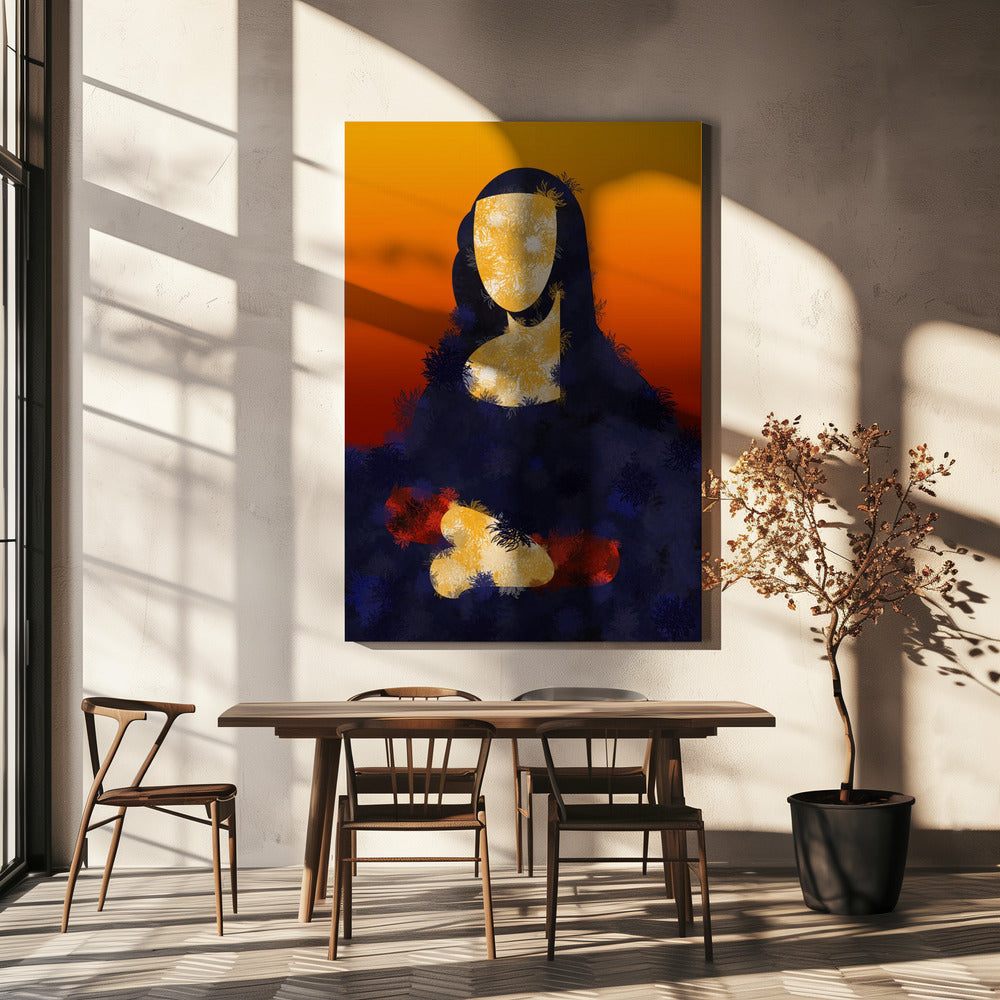Furry Mona | Canvas