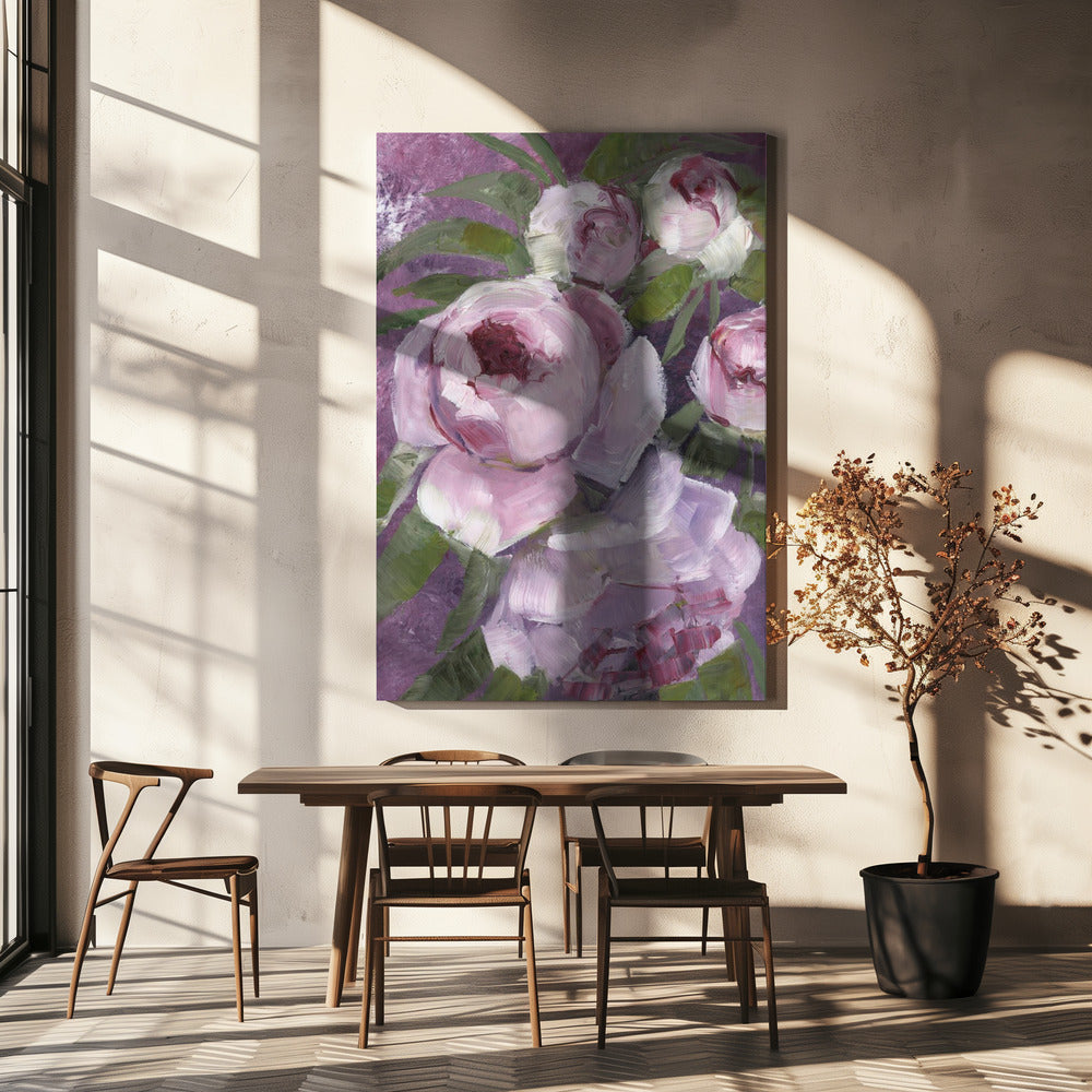 Rylee, malerische Rosen | Leinwand