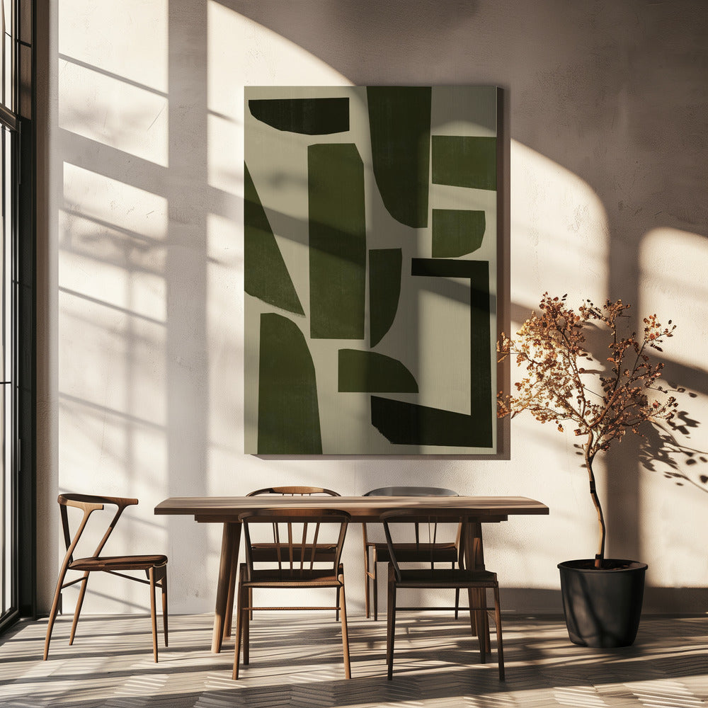 Abstrakte Schatten | Leinwand