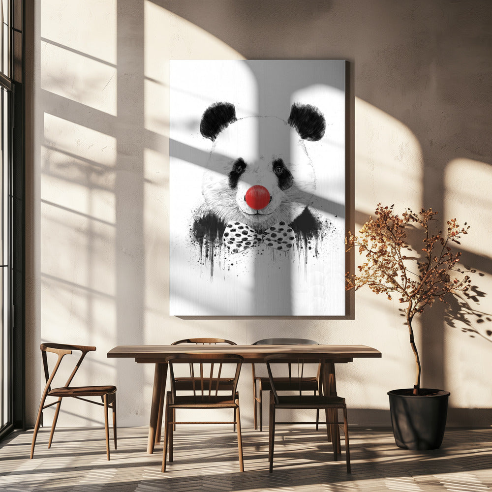 Clown Panda | Leinwand