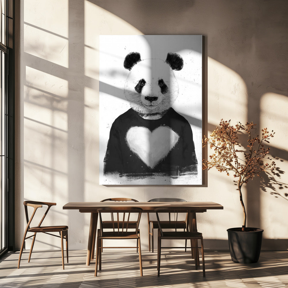 Schöner Panda | Leinwand